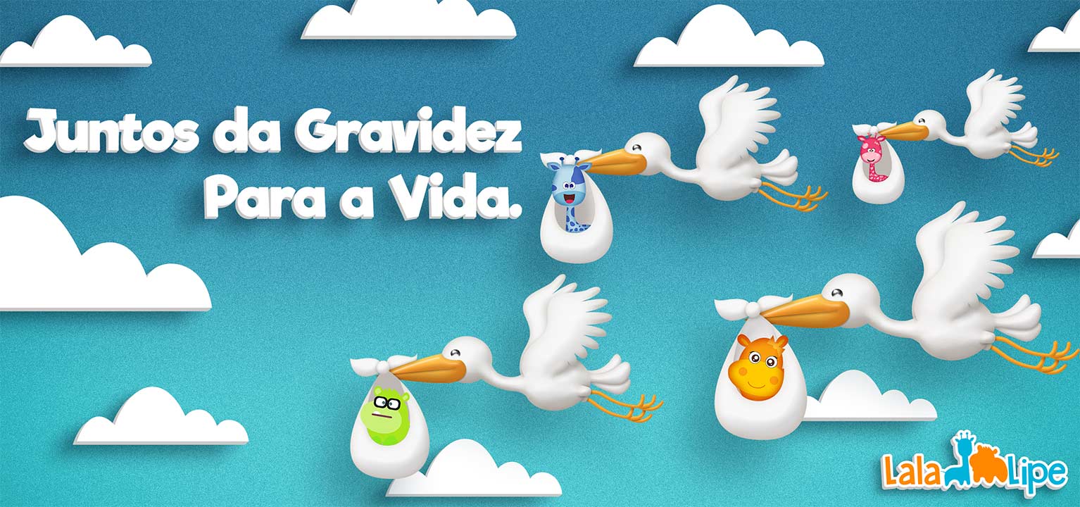 juntos da gravidez para a vida
