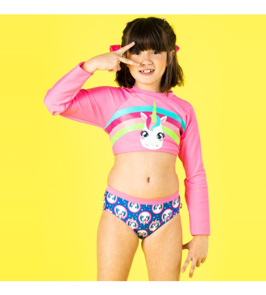 Moda praia infantil puket top