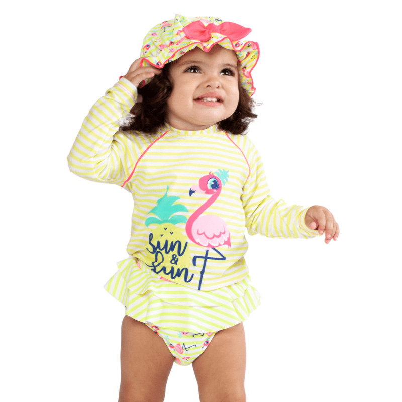 Chapeu de best sale praia bebe puket