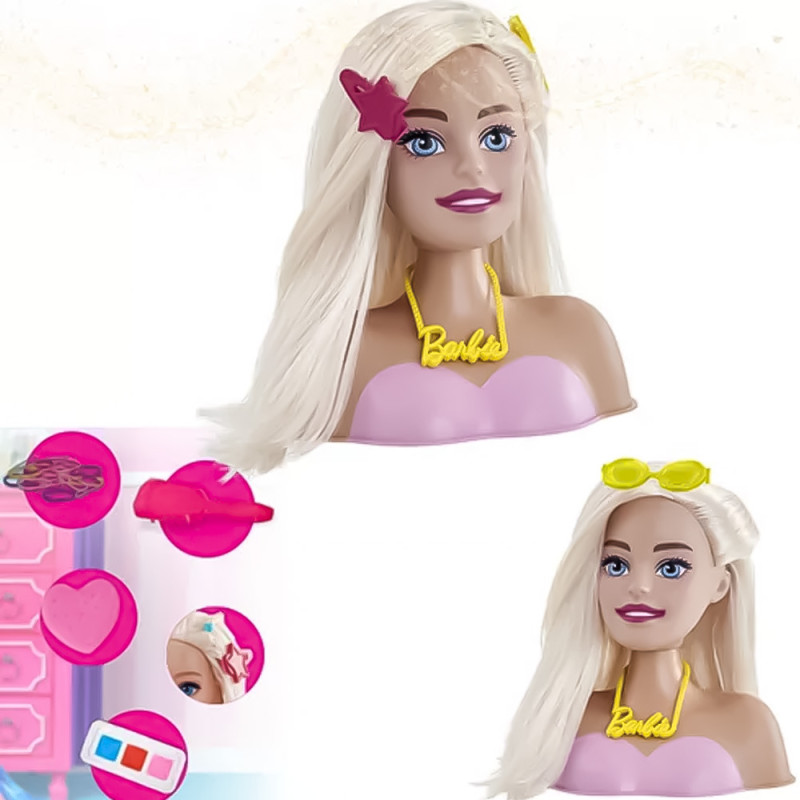Novo Salãozinho De Beleza Da Barbie Com Cartela De Maquiagem