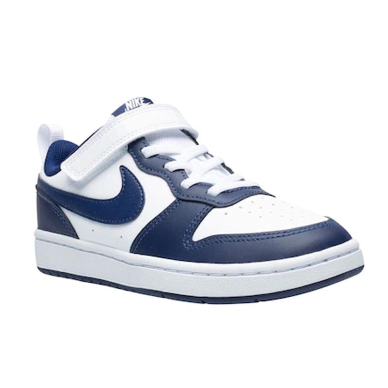 tênis nike court borough low 2 white blue