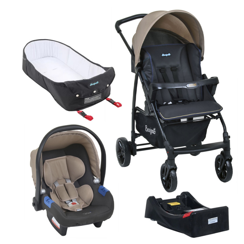Carrinho de bebe com new arrivals bebe conforto burigotto ecco capuccino