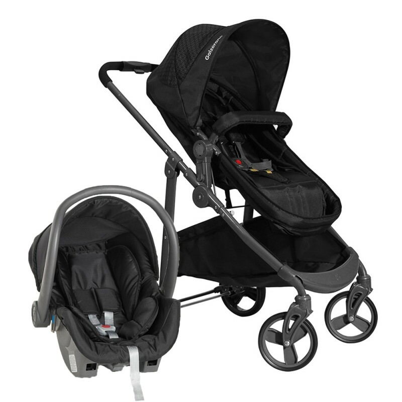 Carrinho De Bebe Travel System Galzerano Olympus Cocoon Preto