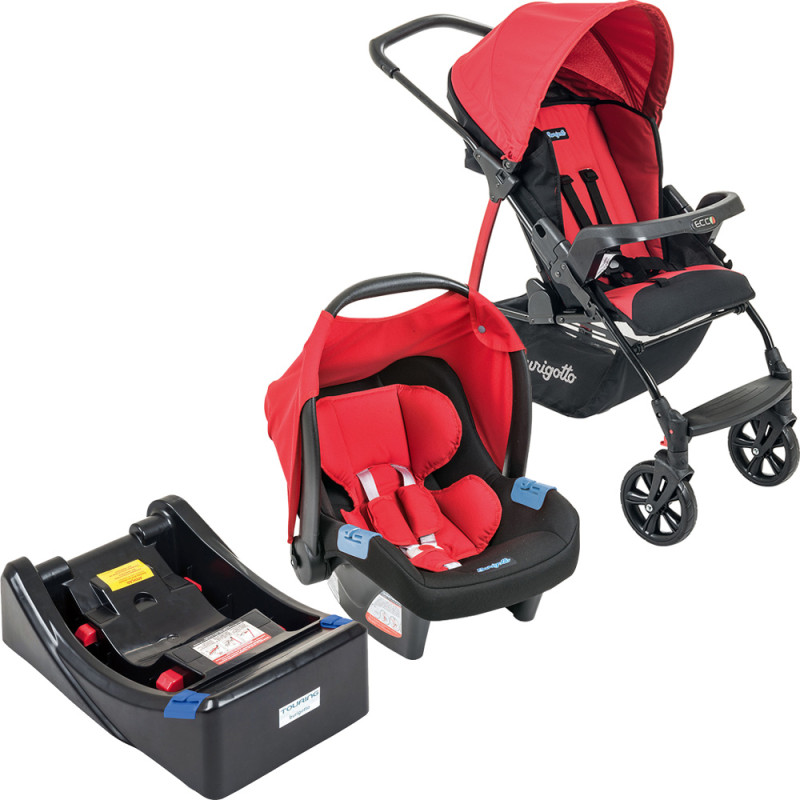 Carrinho de Beb Travel System Burigotto Ecco Red Base