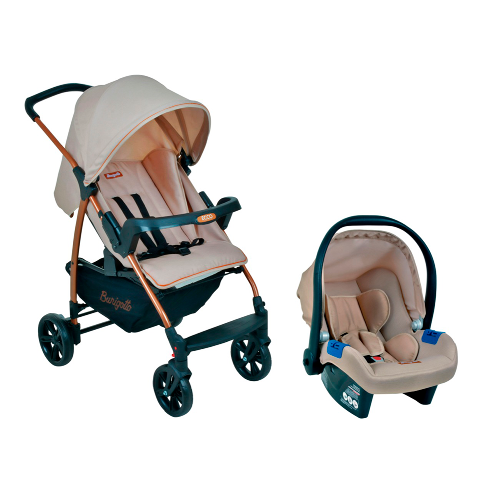 CARRINHO DE BEB BURIGOTTO TRAVEL SYSTEM ECCO MON AMOUR