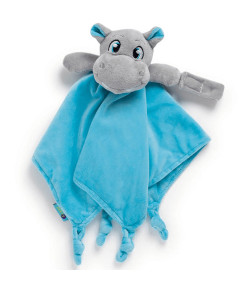 Naninha Grande para Bebê Puket Hipopótamo Azul