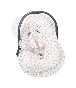 Capa Para Bebê Conforto Batistela Baby Flamingo - 02063