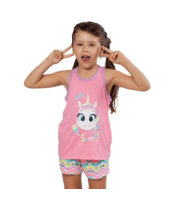 Pijama Nadador Teen  Puket Unicórnio Rosa V20 - 030501560