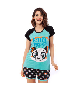 Pijama Manga Curta Puket Panda