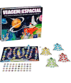JOGO DE TABULEIRO VIAGEM ESPACIAL