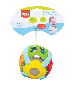 Brinquedo Buba Baby Ball Multi Textura P Verde Água - 09886