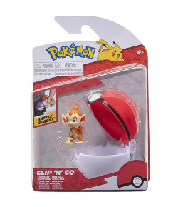 Boneco Pokémon Chimchar + Poké Ball