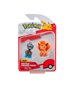 Bonecos Pokémon Miniatura Sunny Deino e Vulpix