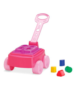 Brinquedo Didático Mi Puxa Cardoso Toys Rosa 18m+