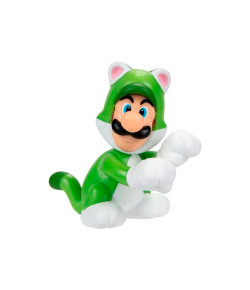 Boneco Super Mario Candide - Cat Luigi 6cm