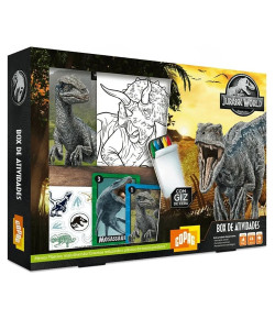 BOX DE ATIVIDADES JURASSIC WORLD