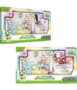 Box Pokémon Coleção Paldea Sprigatito
