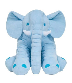 Almofada Elefante Gigante Buba Azul 7563
