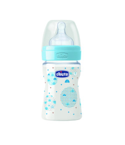 Mamadeira Wellbeing Pp Silicone Chicco 150 Ml Boy 0M