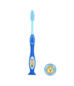 Escova De Dentes Chicco Azul (3-6 Anos)
