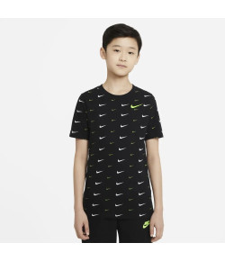 Camiseta Infantil Manga Curta Nike Sportswear Preto