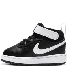 Tênis Nike Infantil Court Borough MID 2 (TDV) Preto V21 CD7784 010