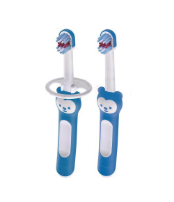 Escova de Dente Mam Baby's Brush Azul (2 Unidades) 6m+ - 8115