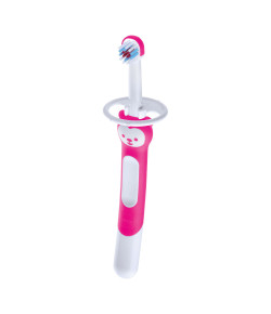Escova de Dente Mam Training Brush Ursinho Rosa 5m+ - 8214