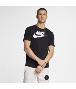 Camiseta Masculina MC Nike M NSW TEE ICON FUT U Preta V20 AR5004-010 