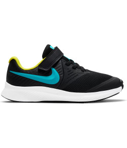 Tênis Nike Star Runner 2 (PSV) Preto e Azul