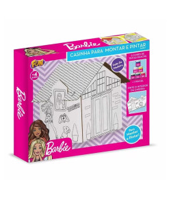 Barbie Casinha Para Montar E Pintar F00871 Fun