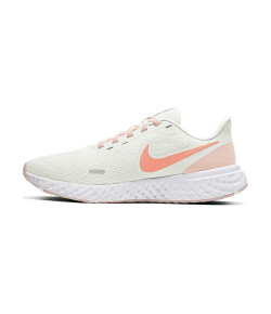 Tênis WMNS Nike Revolution 5 Branco e Rosa Salmão