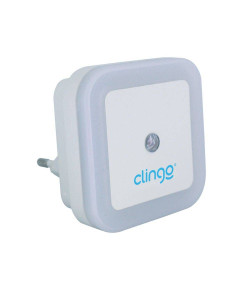 Luminário de Led Clingo com Sensor Square Branca - C2400