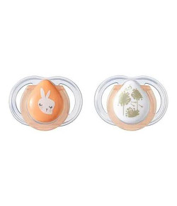 Chupeta Newborn Noite Tommee Tippee Laranja (2 UN)