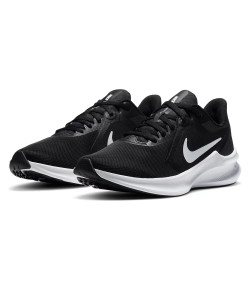 Tênis Nike Downshifter 10 (GS) Branco e Preto