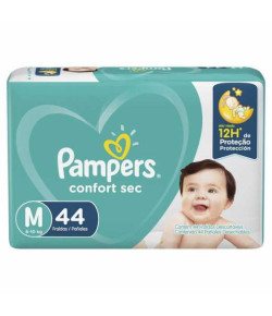 Fralda Descartável Pampers Comfort Sec com 44 Unidades M