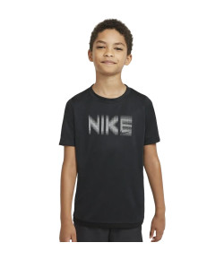 Camiseta Infantil Manga Curta Trophy GFX Top Nike Preto