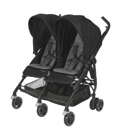 Carrinho de Bebê Para Gêmeos Maxi-Cosi Dana For2 Nomad Black - IMP01374