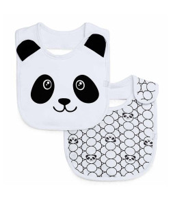 Kit 2 Babadores Hug Amigo Panda