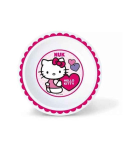 Prato Fundo Nuk Hello Kitty Rosa 6m+ - PA7707-1G