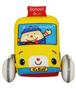 Carrinho de Fricção K's Kids Ônibus Escolar 12m+ - K10459