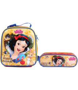 Kit Escolar Lancheira + Estojo Dermiwil Branca de Neve (51800+51801)