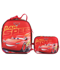 Kit Escolar Lancheira + Estojo Luxo Dermiwil Carros I Am Speed (51828+51829)