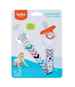 Prendedor de Chupeta Buba baby Shapes - 08558