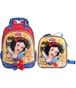 Kit Escolar Mochila + Lancheira Dermiwil Branca de Neve (51801+51802)