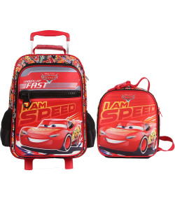 Kit Escolar Mochilete G + Lancheira Dermiwil Carros I Am Speed (51829+51831)