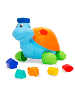 Tartaruga Baby Land Cardoso Toys  18M+  Cor:Azul