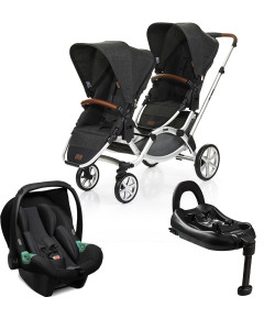 Carrinho de Bebê Travel System ABC Design Zoom Piano + Tulip + Base