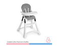 Cadeira de Refeição Premium Grafite - Galzerano