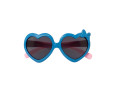 Óculos Escuro Infantil Clingo Coração Azul e Rosa 36M+